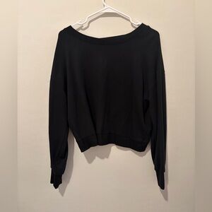 Athleta Open Back Sweatshirt